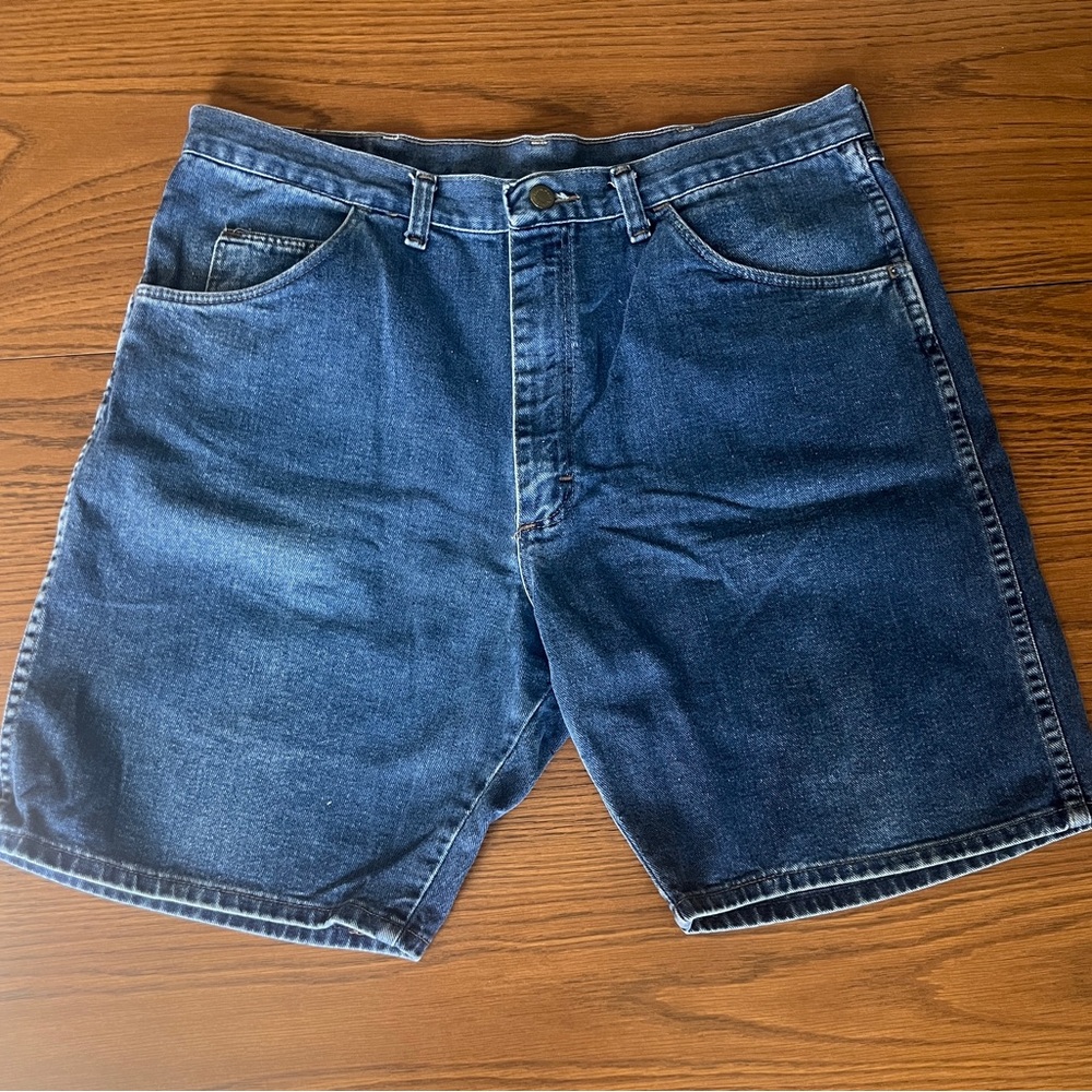 Men's Wrangler Blue Denim Shorts